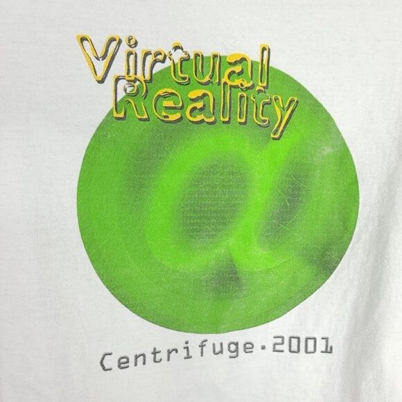 Christian T Shirt Vintage Y2K 2001 Centrifuge Virtual Reality Mens Size Large - Picture 4 of 7
